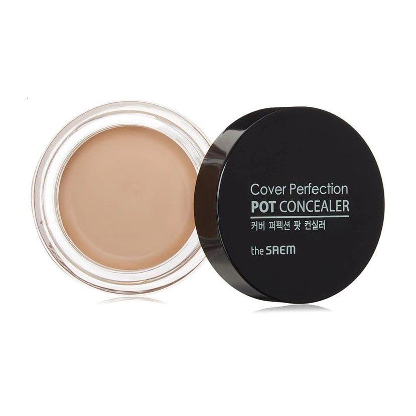 Кремовий консилер для обличчя The Saem Cover Perfection Pot Concealer 02. Rich Beige, 4 г